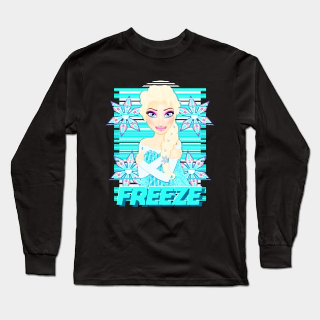 FREEZE Long Sleeve T-Shirt by ryanvincentart